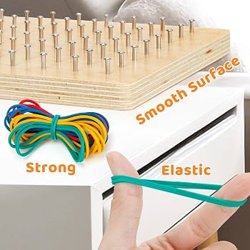 Amazon.com: 2Pack Wooden Geoboard,Montessori Toy,Graphical